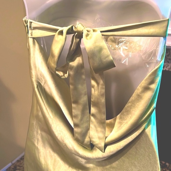 Princess Polly Haley Satin Green Halter Dress. Size US 4
NWOT. - Picture 7 of 13